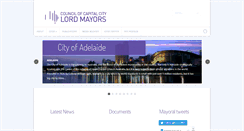 Desktop Screenshot of lordmayors.org